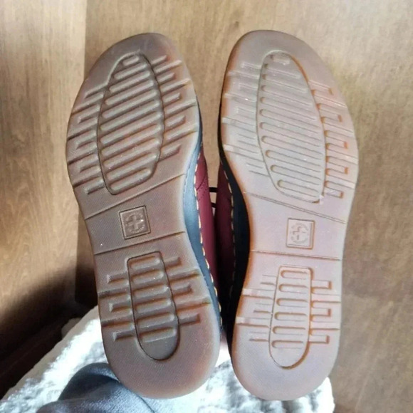 NWOT Dr. Martens 1461 Cavendish Cherry Red Temperley Dm Lite's Leather Shoes 7 - Picture 14 of 16